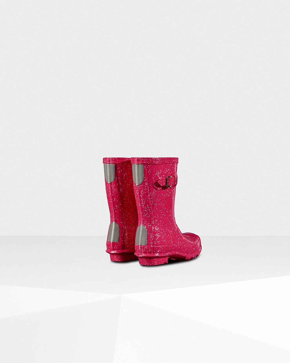 Bottes de Pluie Hunter Original Petits Giant Glitter Enfant Rose EZRAQCG-72